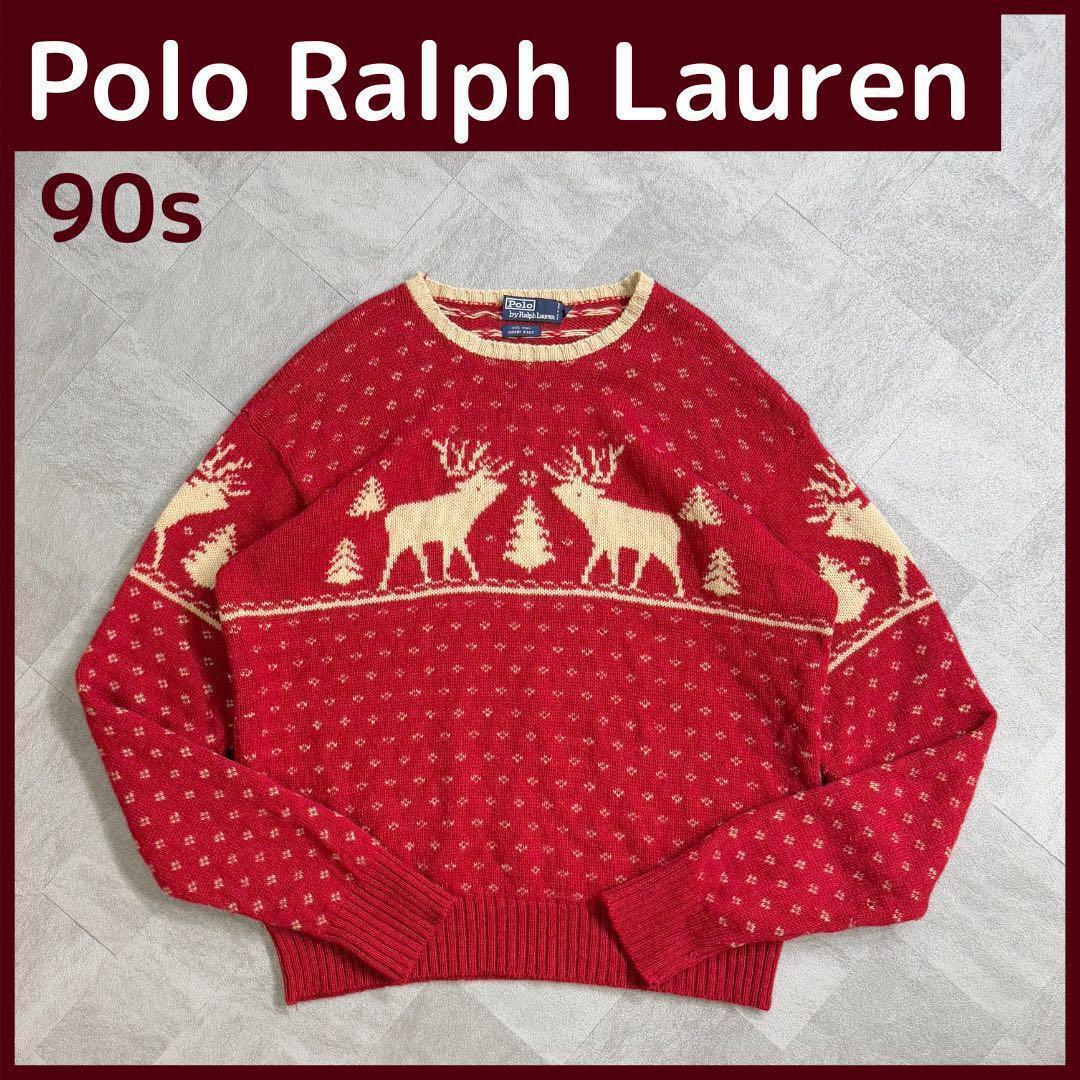 楽天市場】【90S】POLO RALPH LAUREN 【スキー柄 ニット】M 90