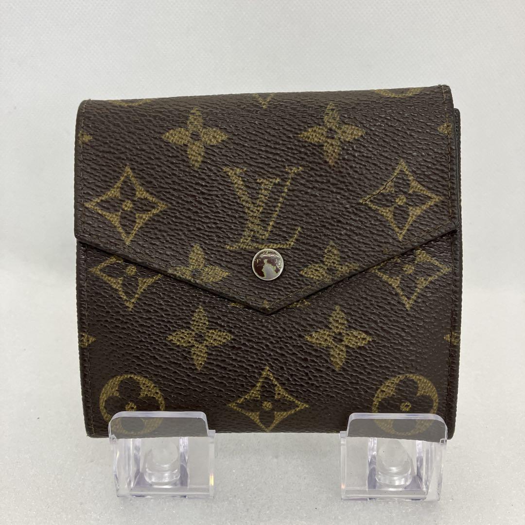 LOUIS VUITTON　二つ折り財布　Wホック　モノグラム　2392