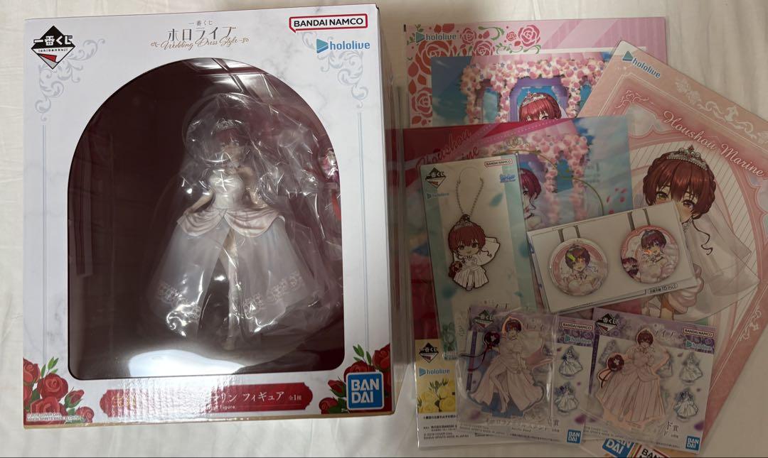一番くじ　ホロライブ　Wedding Dress Style 宝鐘マリン賞セット