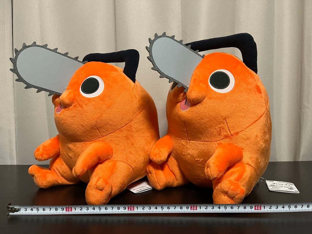 【値下げ】チェーンソーマン ポチタ 超BIGぬいぐるみ 約30cm。タグ付き。