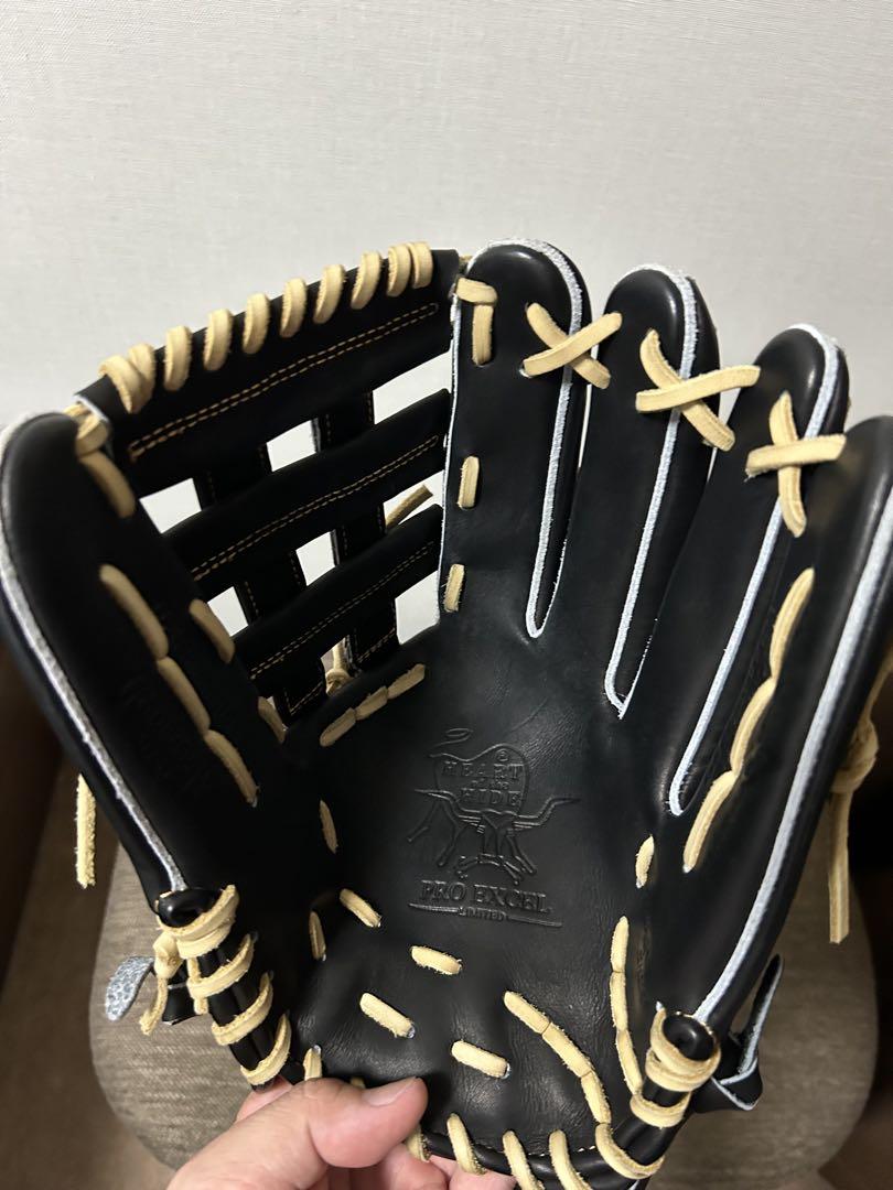 ローリングス Rawlings 軟式外野用グローブ 黒/ベージュ - メルカリ