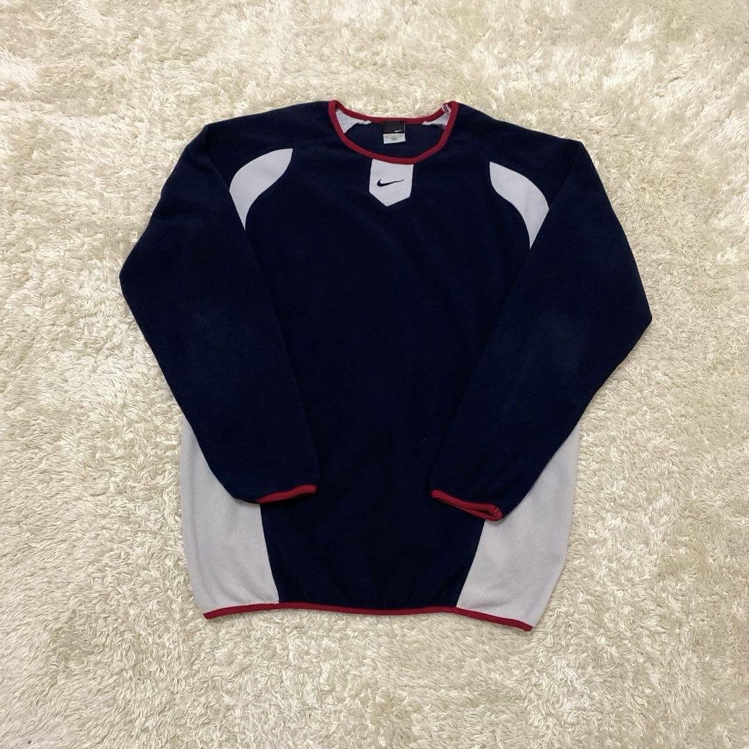 ［希少］NIKE ナイキ　フリース　フットボール　野球　古着　Lサイズ