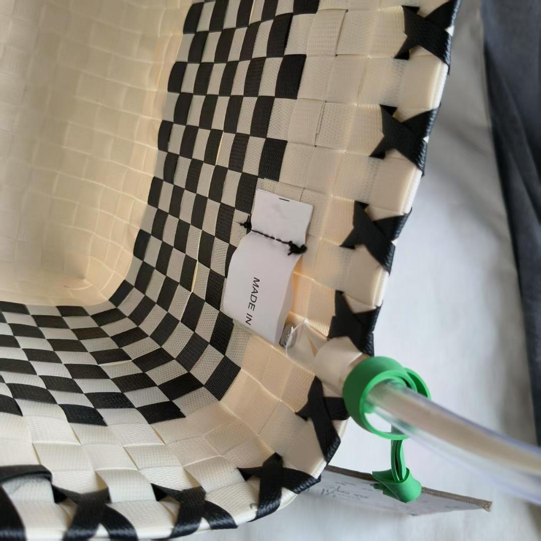 MARNI チェック柄かごバッグ