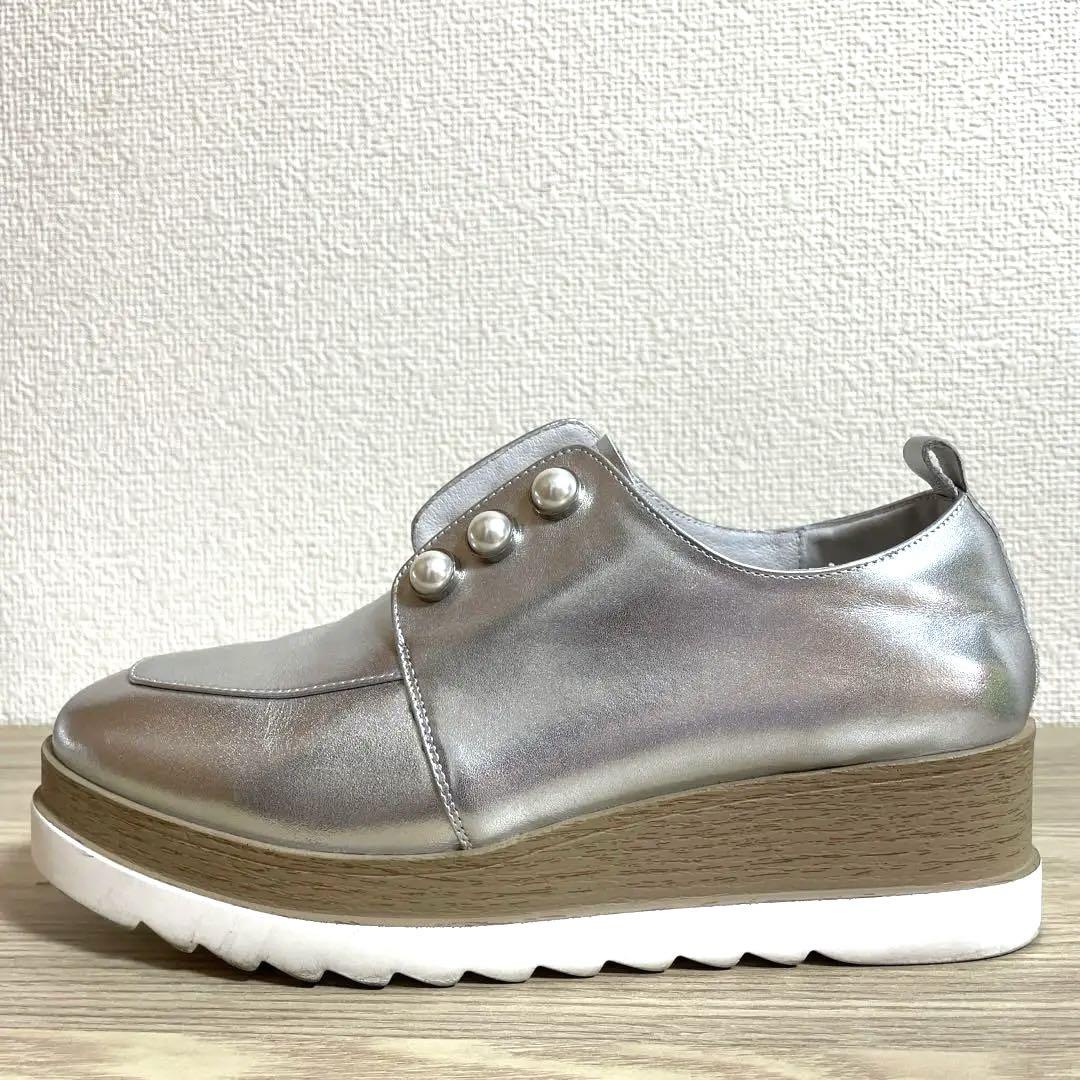 【極美品】STACCATO スタッカートシルバーメイジーパールプラットフォーム STACCATO｜メイジーパールプラットフォーム | Rakuten Fashion