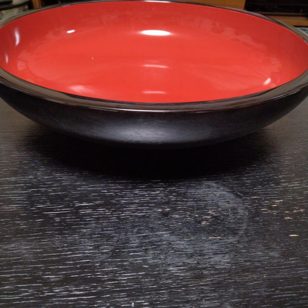 現品限り一斉値下げ！】 黒内朱こね鉢 45cm こね鉢 そば道具 蕎麦打ち