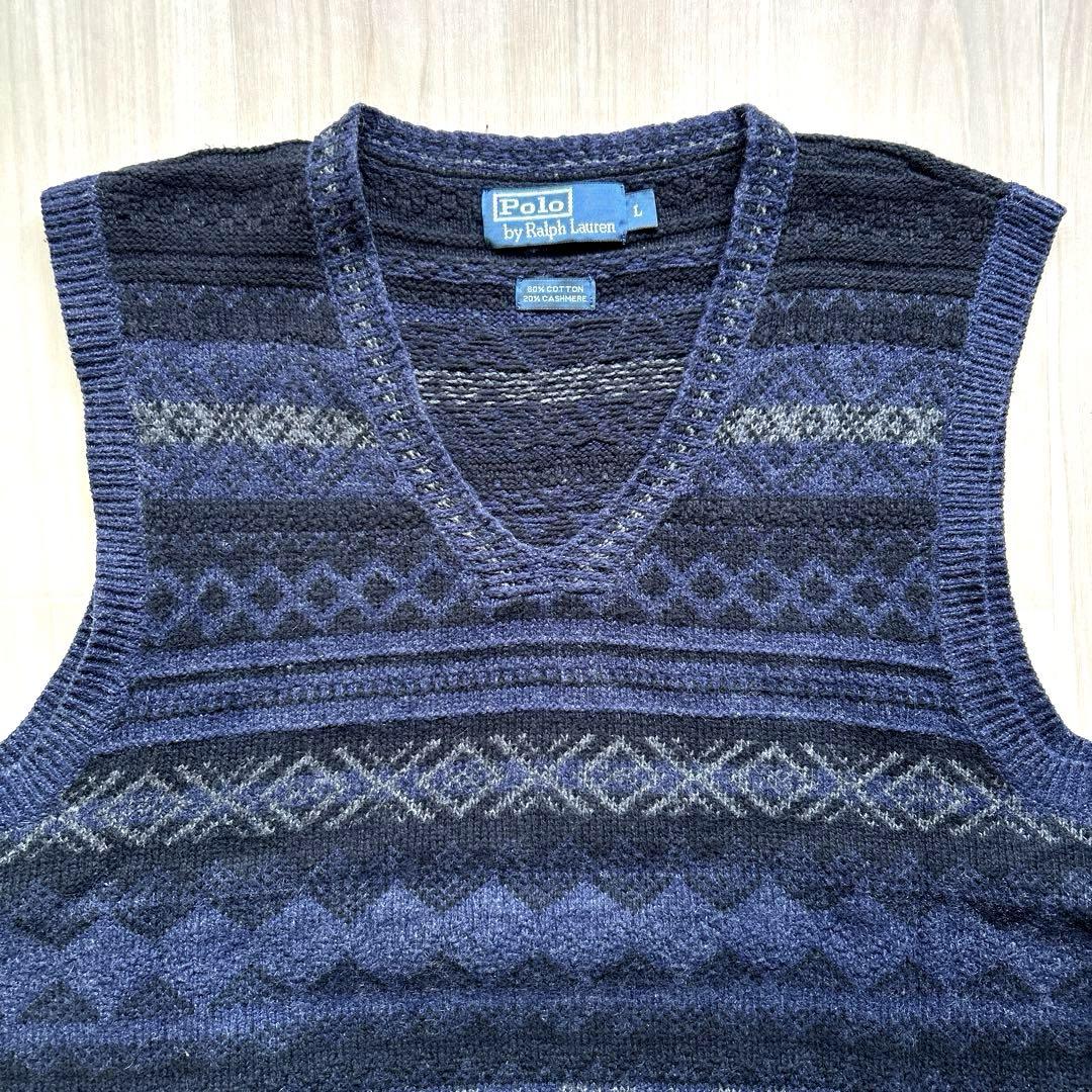 Polo Ralph Lauren カシミヤ ニットベスト ラルフローレン ポロ