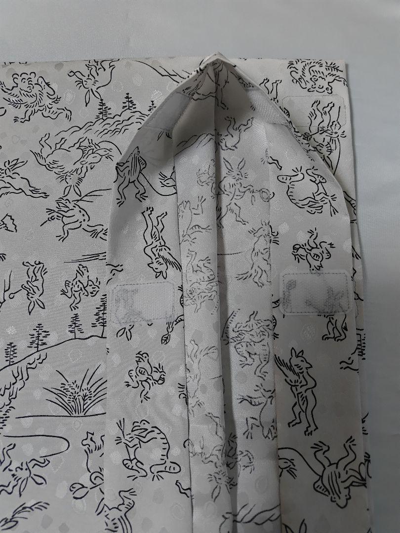 鳥獣戯画　ライトグレー　替え袖