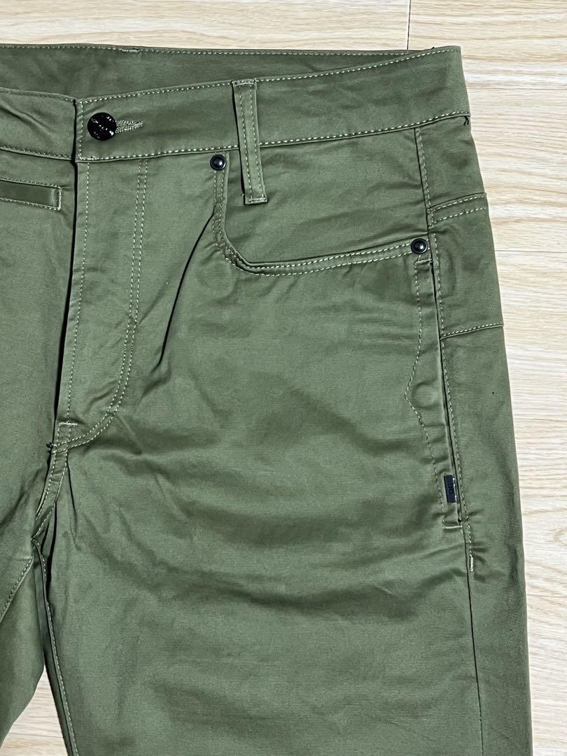 テーパードパンツ D-STAQ カーキ色 G-STAR RAW