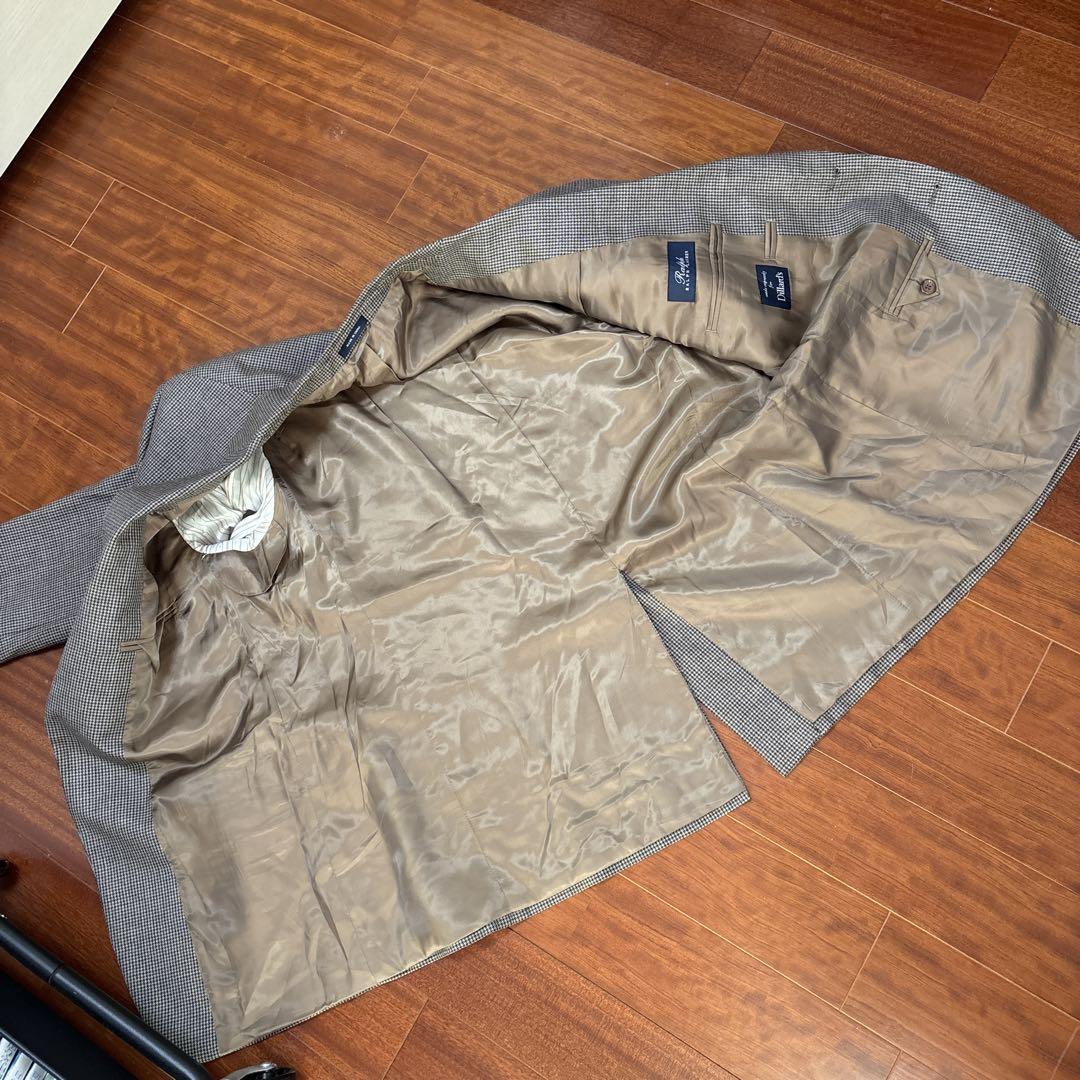 Ralph Lauren テーラードジャケット グレー チェック柄