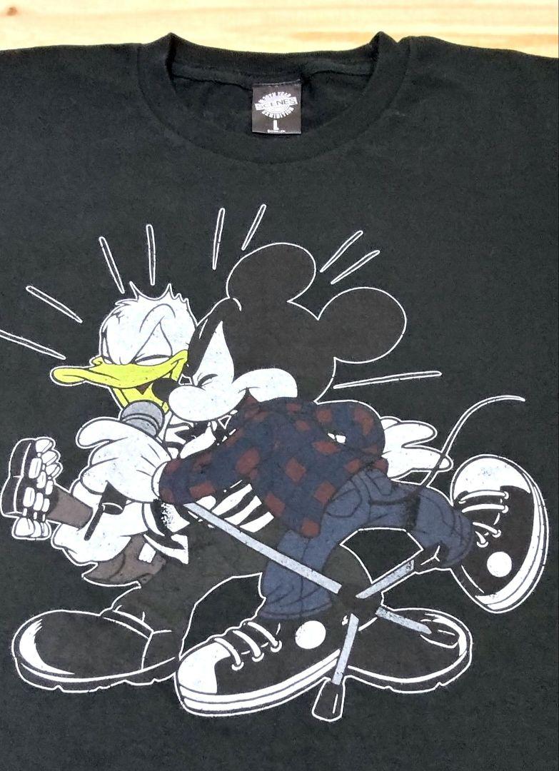 B'z ディズニーコラボTシャツ ブラック - メルカリ
