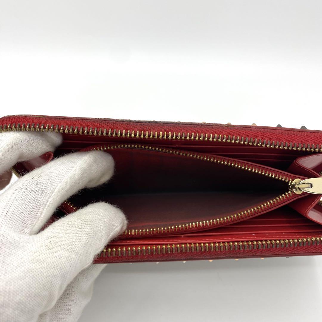 ノリダー✨ルブタン 長財布 スタッズ パネトーネ レインボー