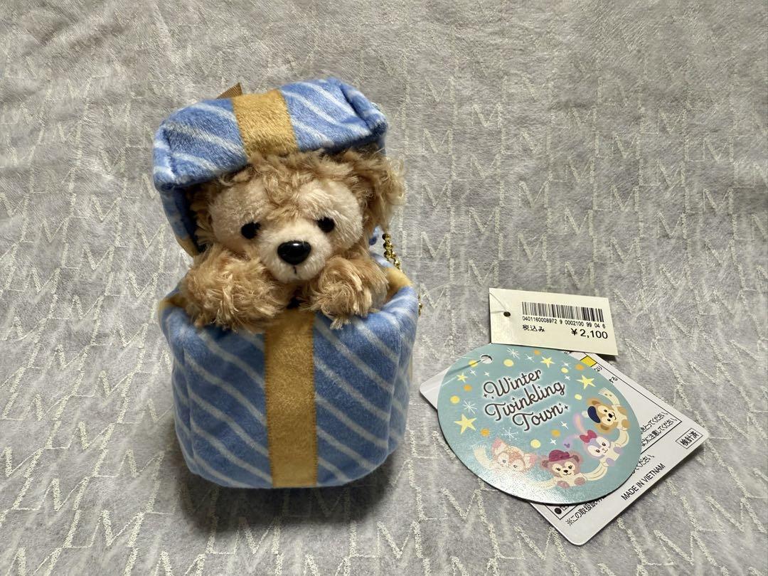 新品タグ付き】ダッフィー ぬいぐるみストラップ クリスマス