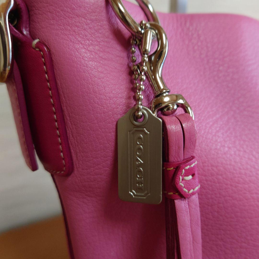 COACH - 美品 COACH ショルダーバッグ コーチ タッセル付き