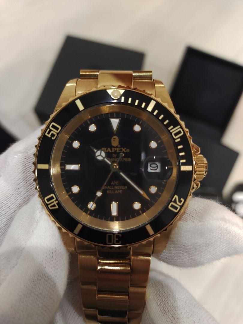 BAPEX/ベイペックス　腕時計　Gold×Black
