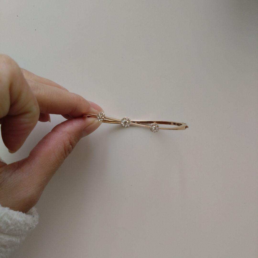 花モチーフ ゴールドトーン ブレスレット 花モチーフ ゴールドトーン ブレスレット