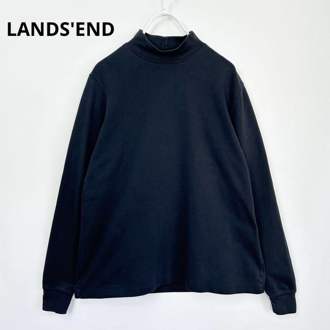 LANDS'END ランズエンド モックネック 長袖 Tシャツ ロンT S184