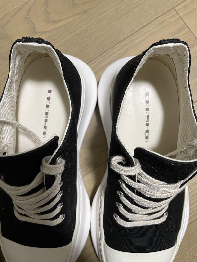 靴 rick owens DRKSHDW abstract low sneak