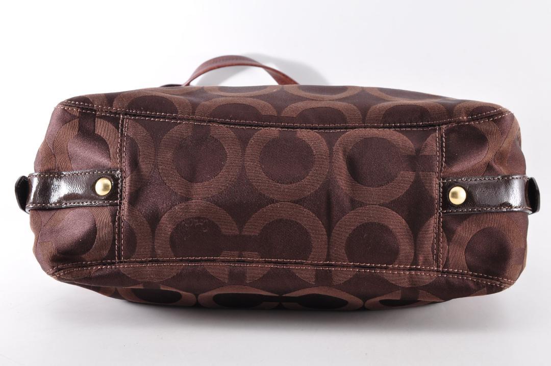 美品 COACH コーチ ソーホー オプアート トートバッグ 手提げ