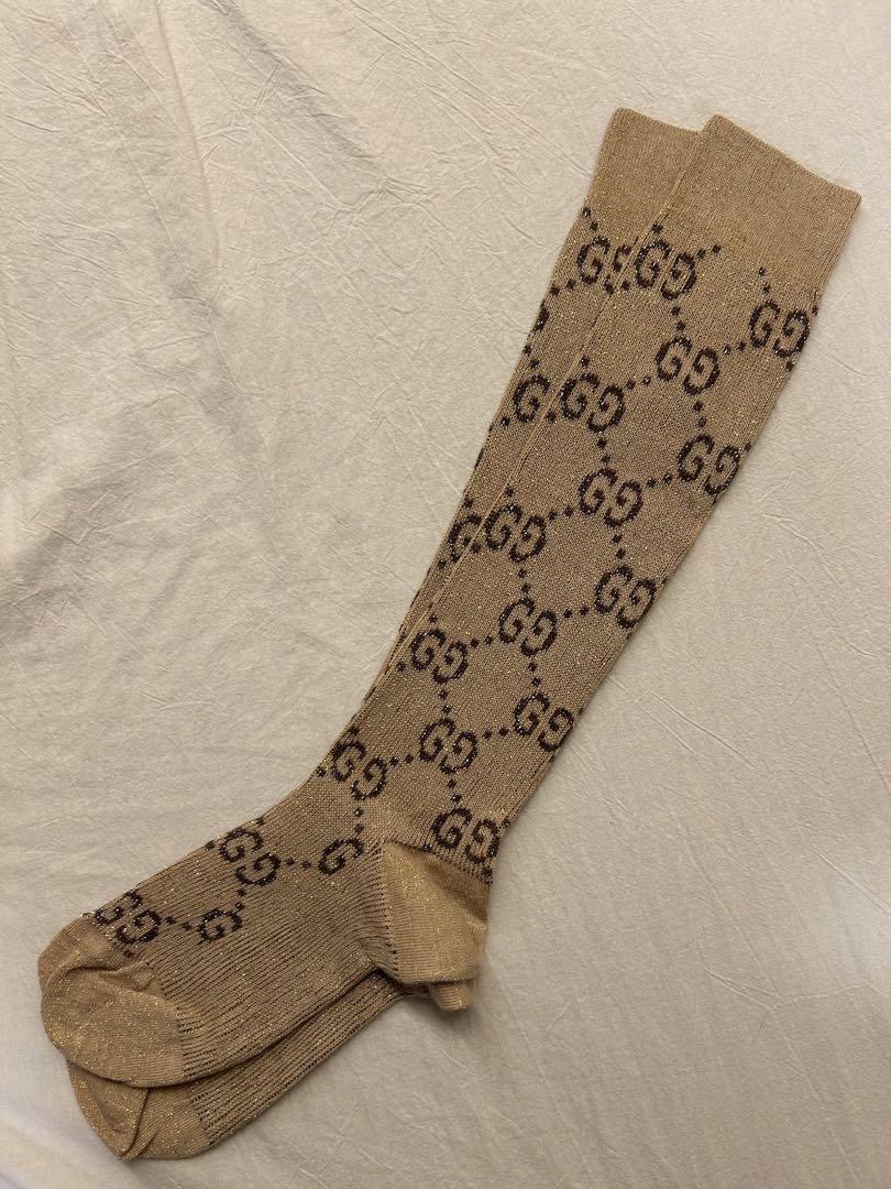 GUCCI GGロゴソックス ベージュ