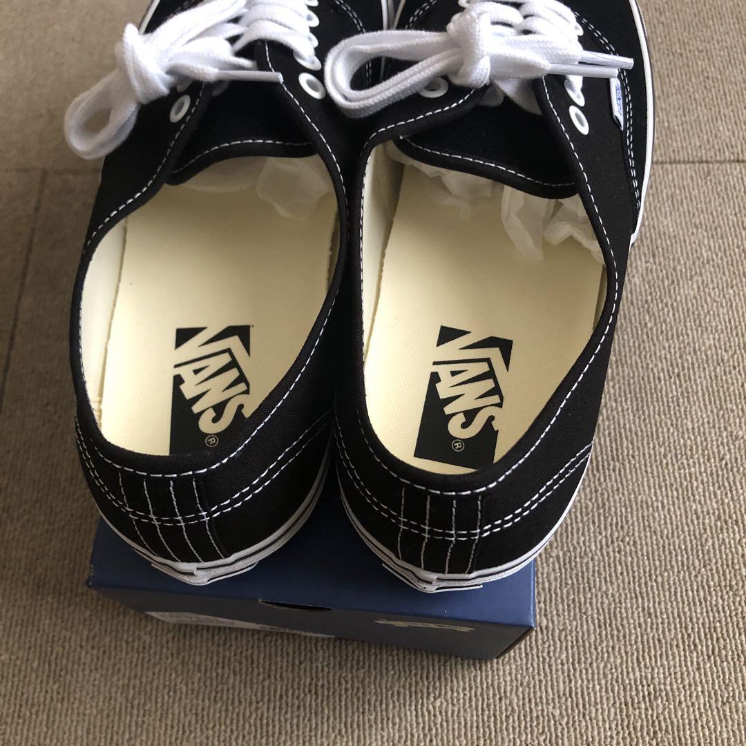 最新 完売 VANS PREMIUM オーセンティック 44 黒 28.0
