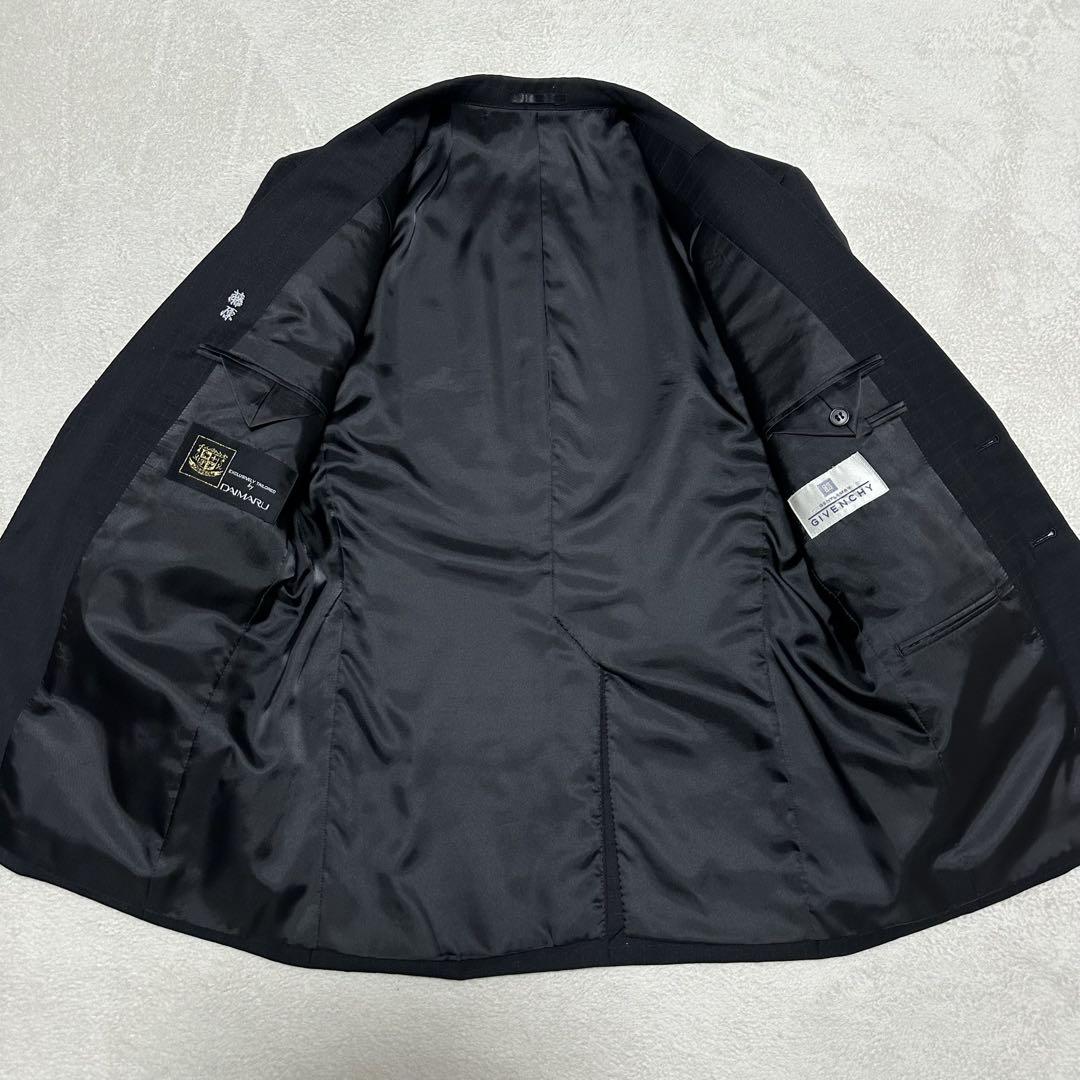 美品 ジバンシー シングル スーツ セットアップ 2釦 黒 ブラック L相当