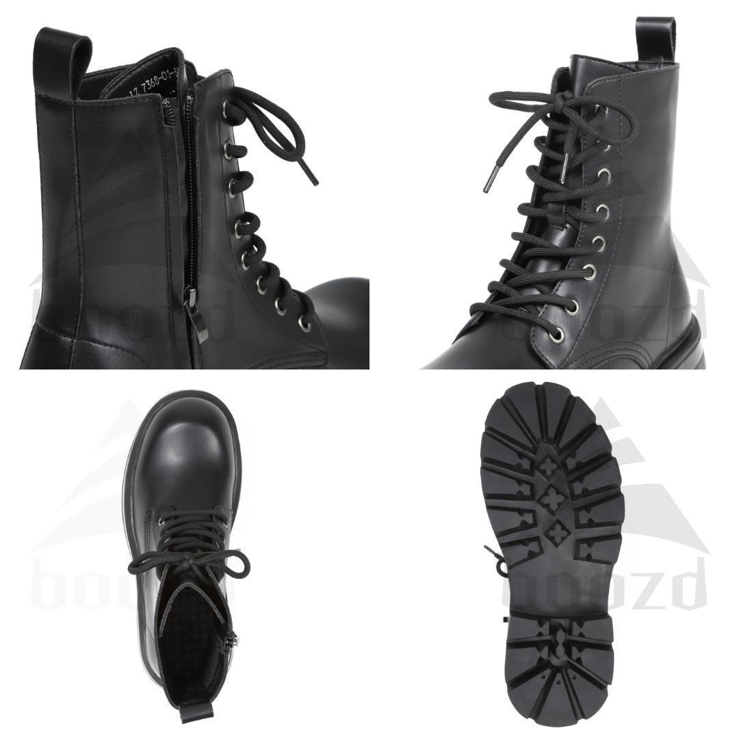 27.5cm10cm身長UPメンズシークレットブーツシューズ厚底靴黒ブラックRF 27.5cm10cm身長UPメンズシークレットブーツシューズ厚底靴レザー