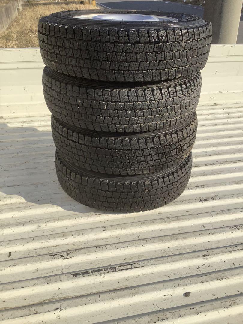 145R12 6PR GOODYEAR ICENAVI バン　軽トラ　バリ山