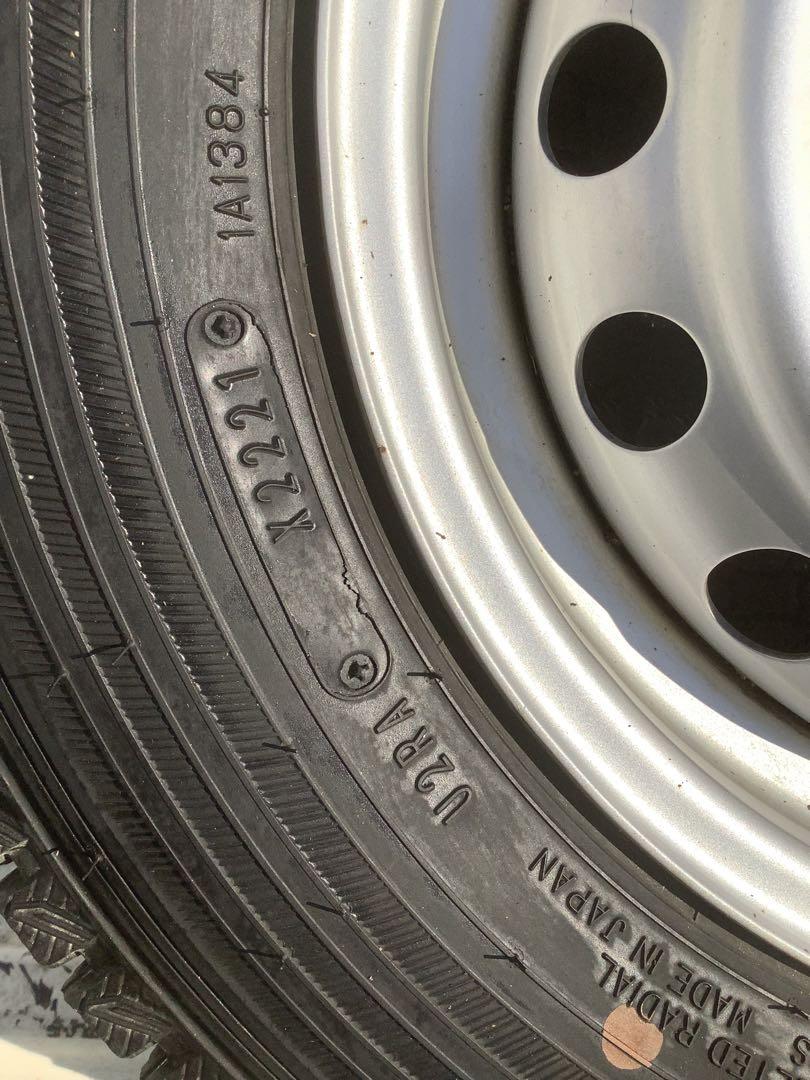 145R12 6PR GOODYEAR ICENAVI バン　軽トラ　バリ山