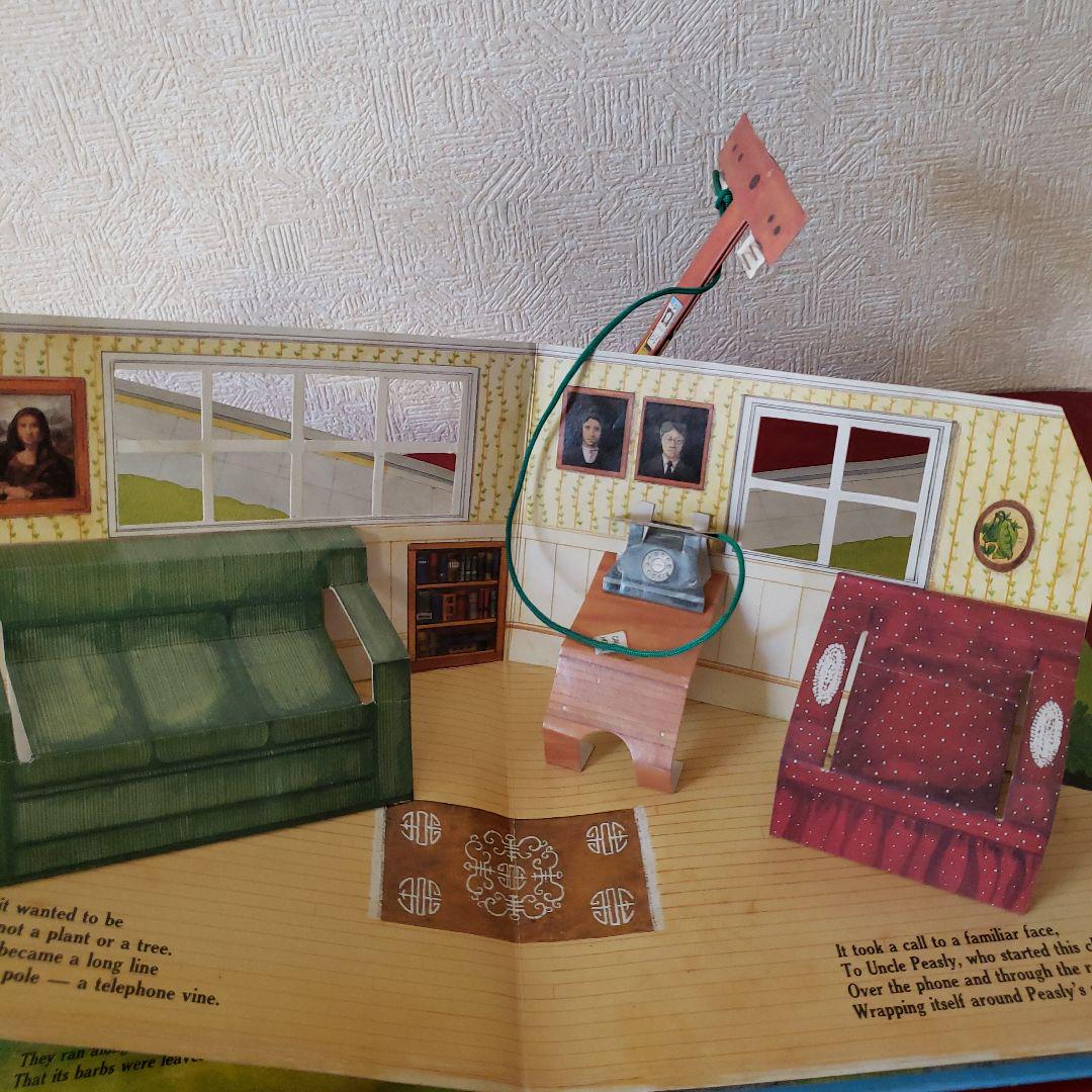 仕掛け絵本洋書Uncle Peasly and the Pea Pod Kids