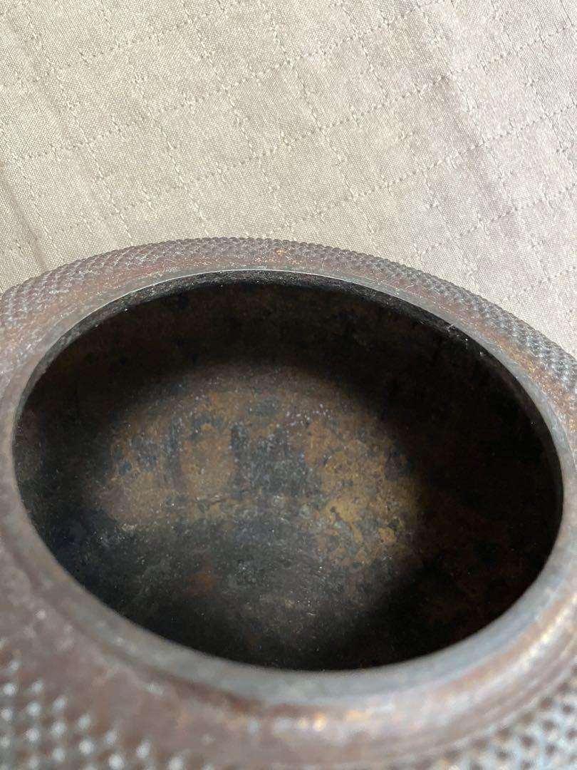鉄瓶 砂鉄　南部　秀山