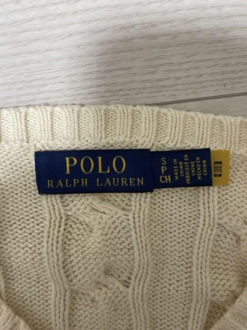 POLO ラルフローレン　ケーブルニットセーター M