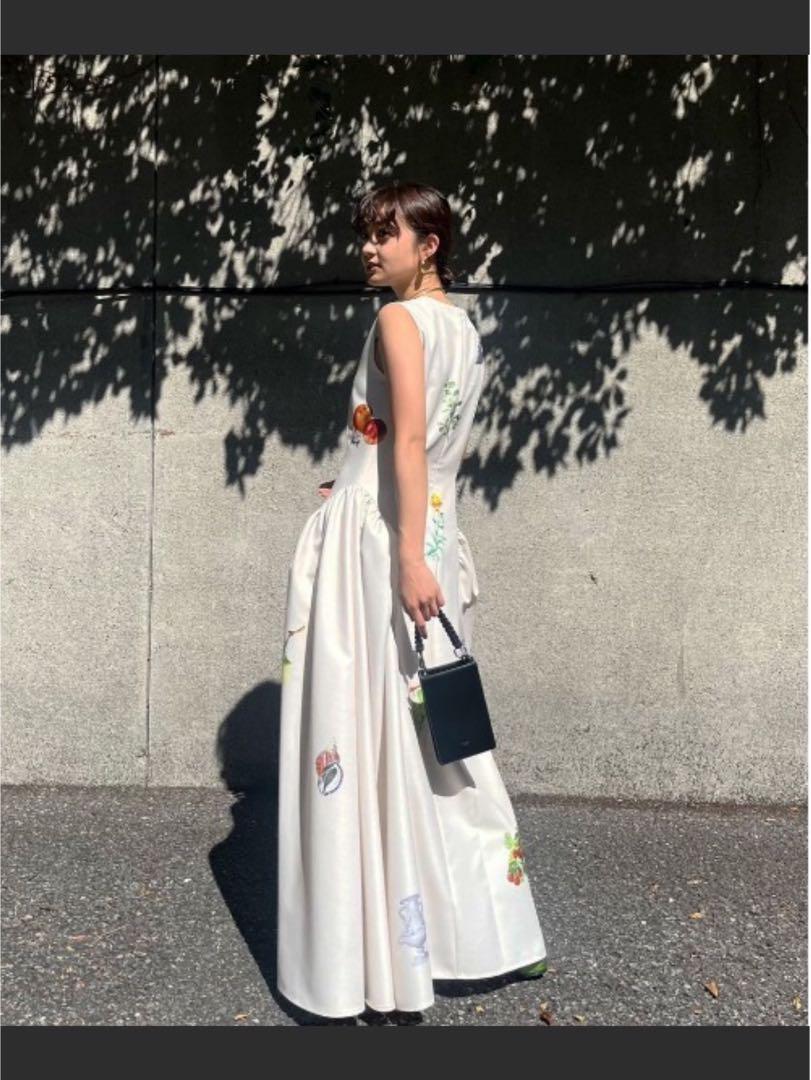 アメリヴィンテージ　ELEANOR LINEN LIKE DRESS