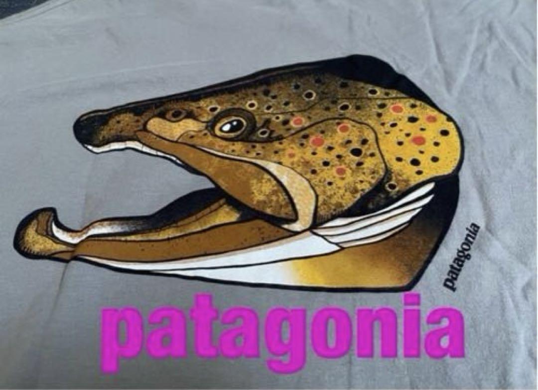 希少 パタゴニア patagonia Organic Cotton TROUT 希少 パタゴニア patagonia Organic Cotton TROUT