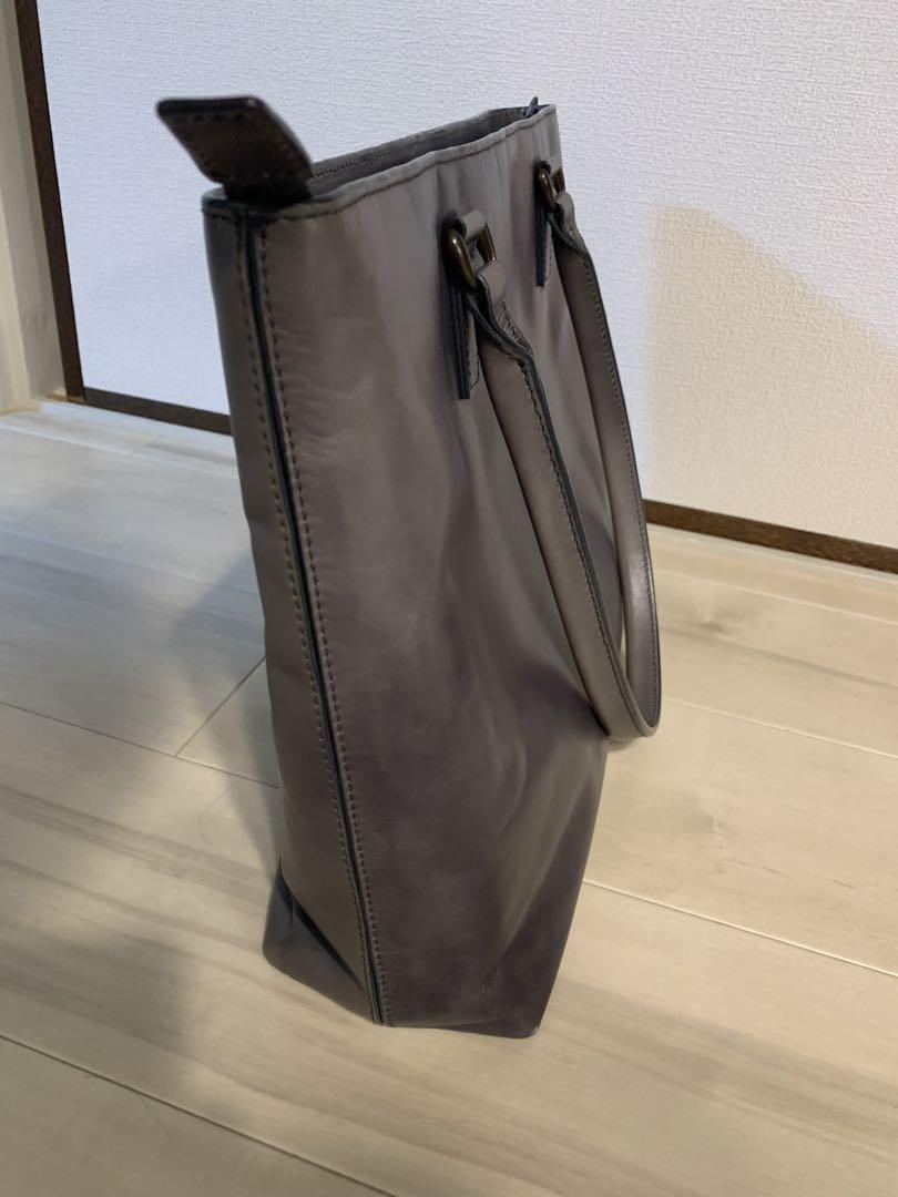 マザーハウス　アンティークトートバッグ　グレー