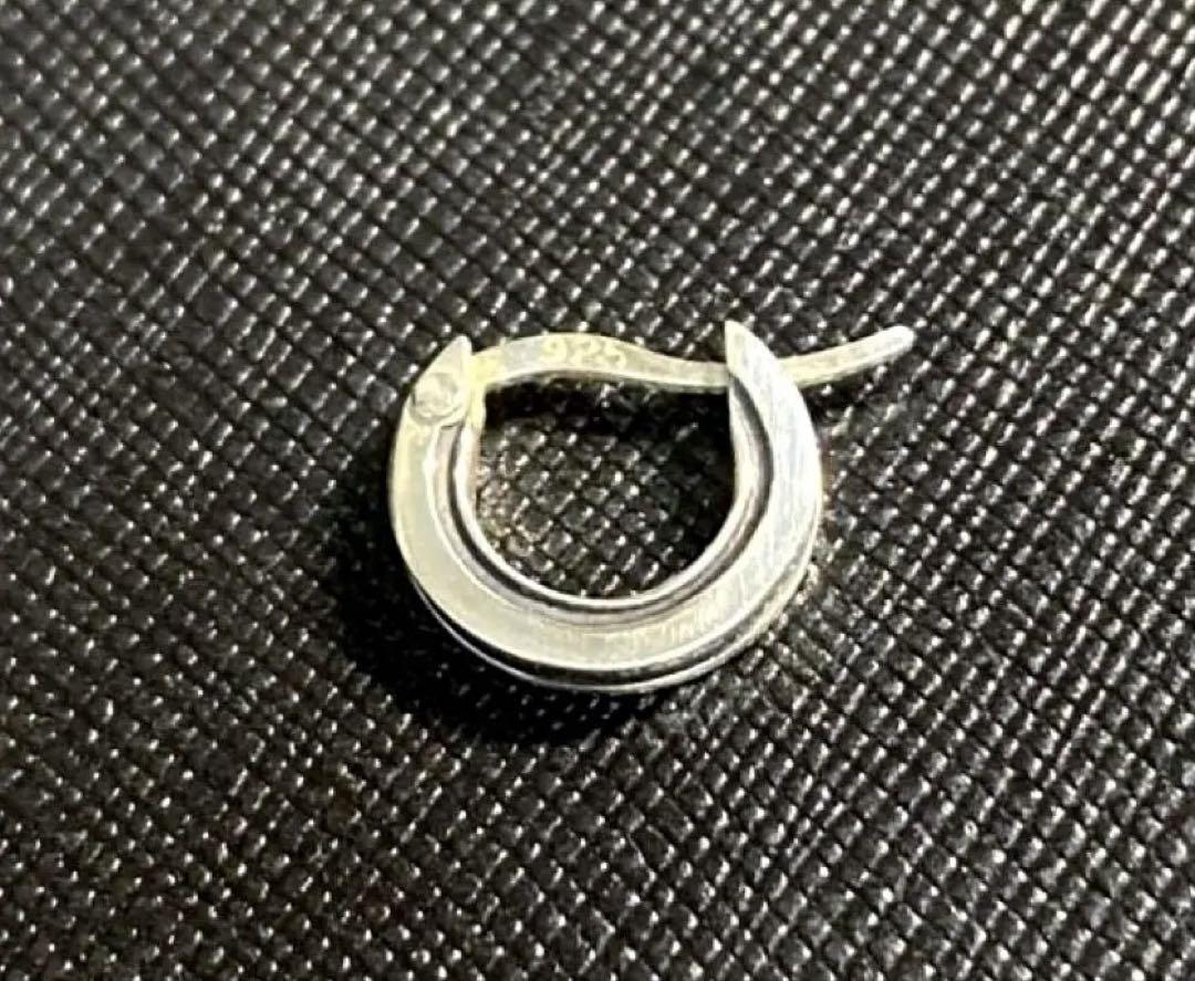 Dr MONROE ラウンドフープピアス シルバー925