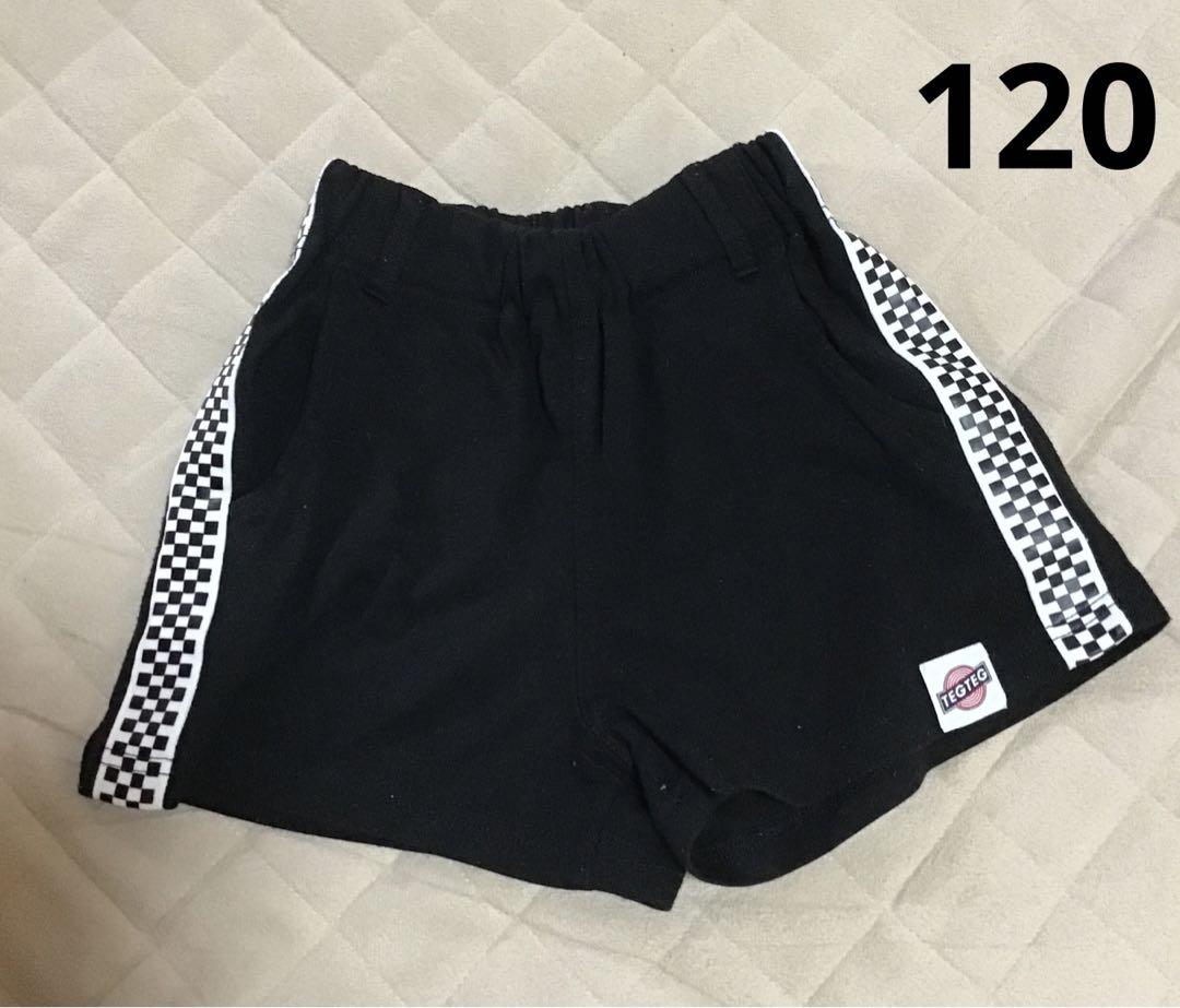 120 TEG TEG ライトオン Right-on ハーフパンツ 黒 いちご 【年中無休
