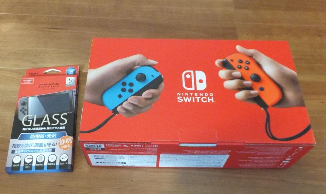 ニンテンドースイッチ本体 保護ガラス付き ※※未使用品※※ | csm.cg