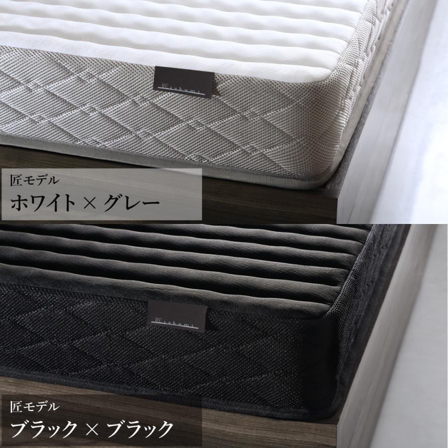 未使用訳あり　真空圧縮ロールでお届け 　匠モデルマットレス　ダブル　ホワイト