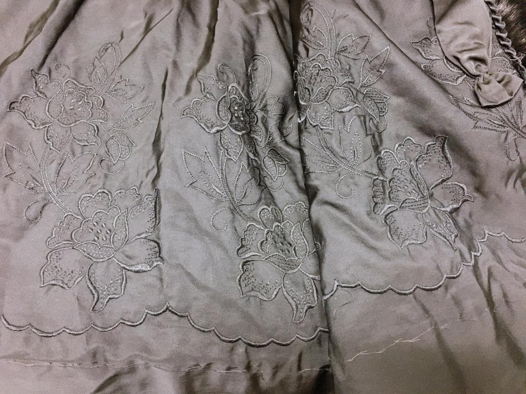 6539】サガミンク 毛皮 ハーフコート ブラック 黒 15号(L~LL) 新着