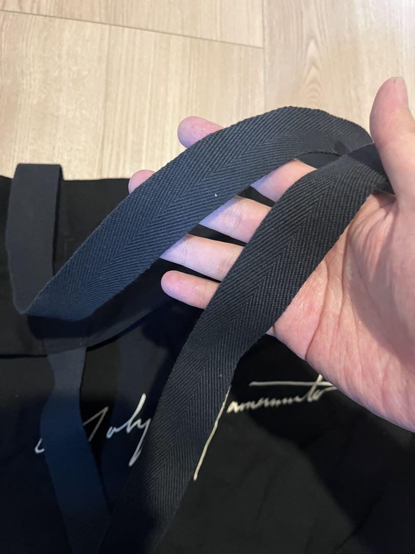 yohji yamamoto ウールギャバ刺繍トート　ノベルティ
