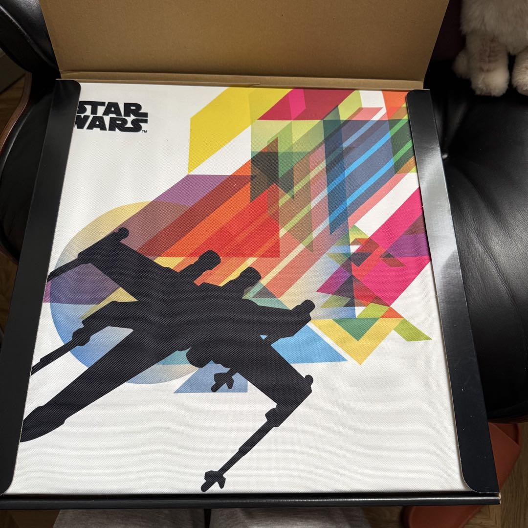 完売品★スミノエSTAR　WARS　ファブリックパネル　レインボー