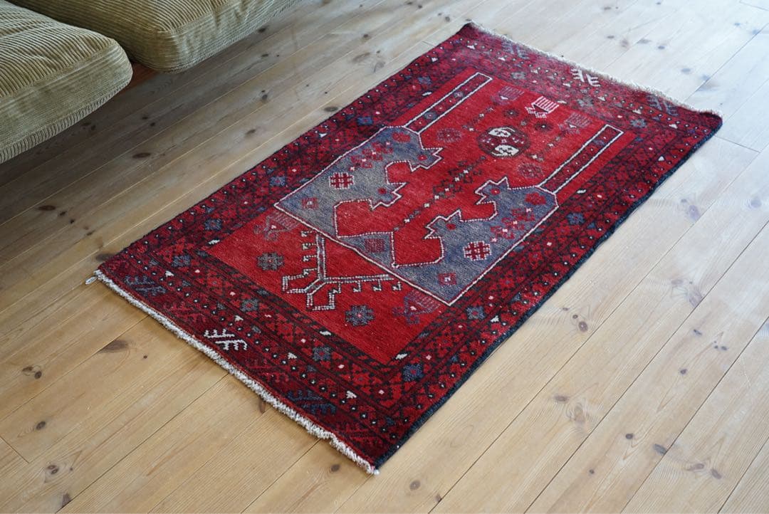 トライバルラグ ペルシャ 絨毯 ビンテージ トライバルラグ ペルシャ 絨毯 ビンテージ