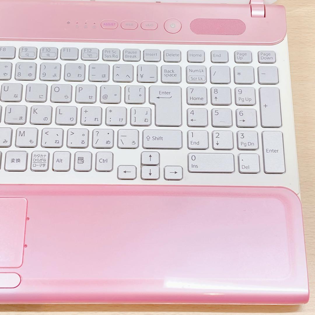148 大人気✨Windows11✨Blu-ray✨VAIOピンクノートパソコン