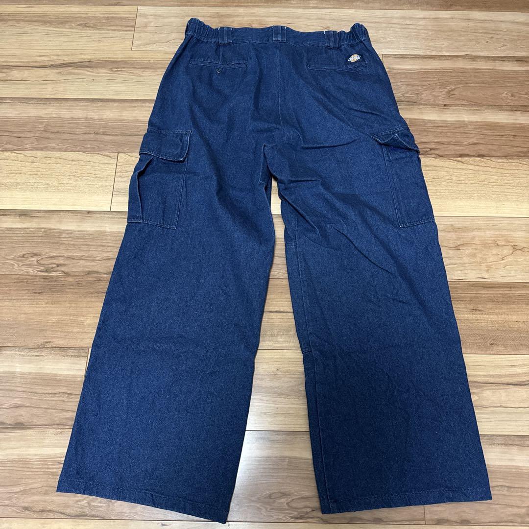 Dickies × BEAMS 別注 ダブルニー デニム カーゴパンツ XL
