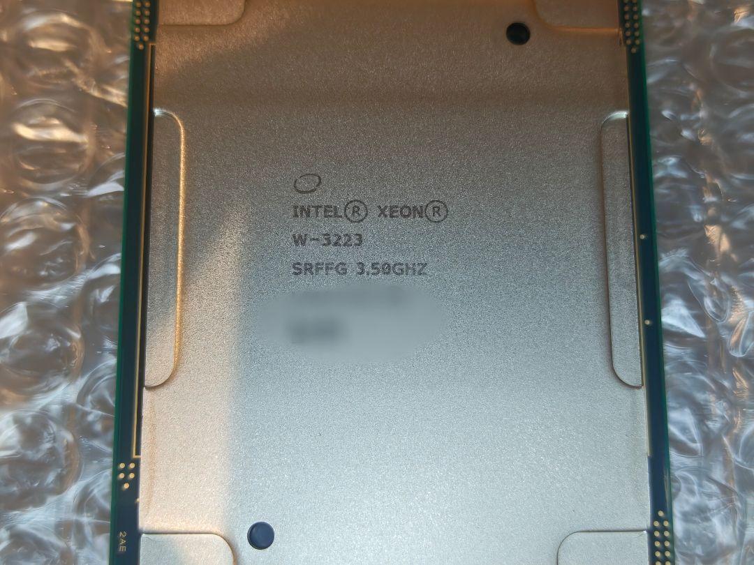 ほぼ未使用 Intel Xeon W-3223 CPU LGA3647 Xeon