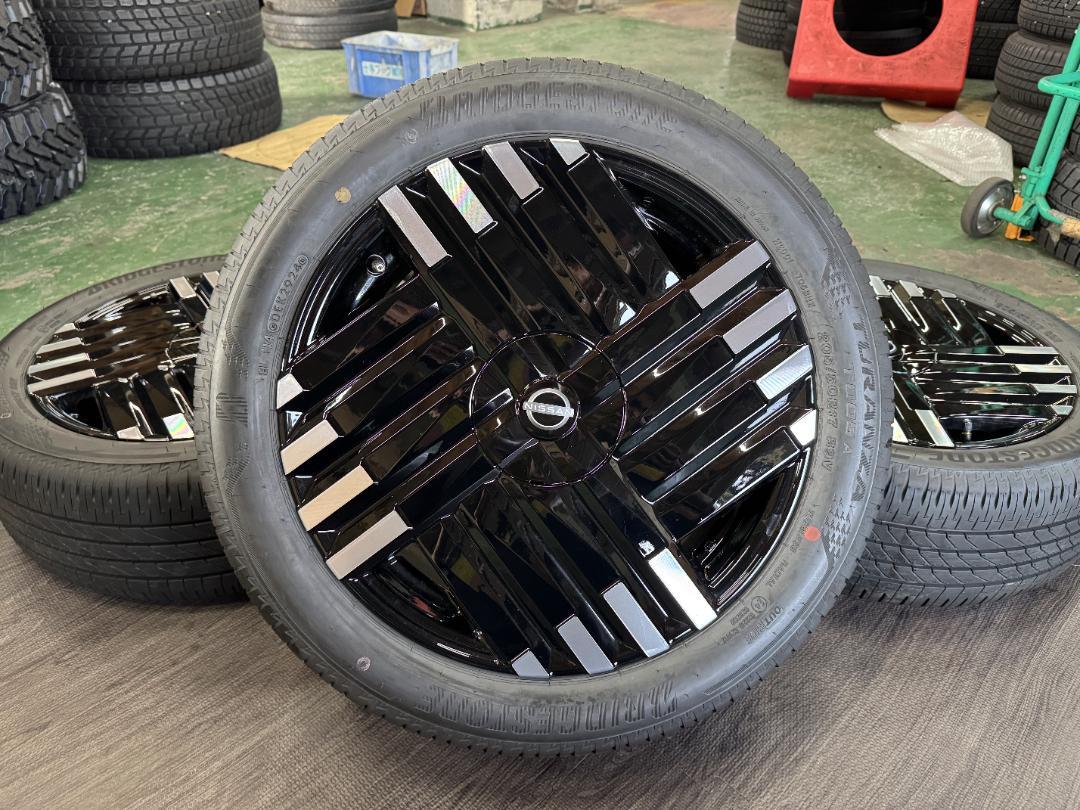[新車外し] ニッサンホイール 4x100 205/50R17 夏タイヤ