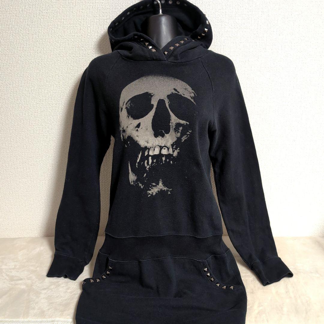 dz44 HYSTERIC GLAMOUR スカル ワンピース レディースM相当