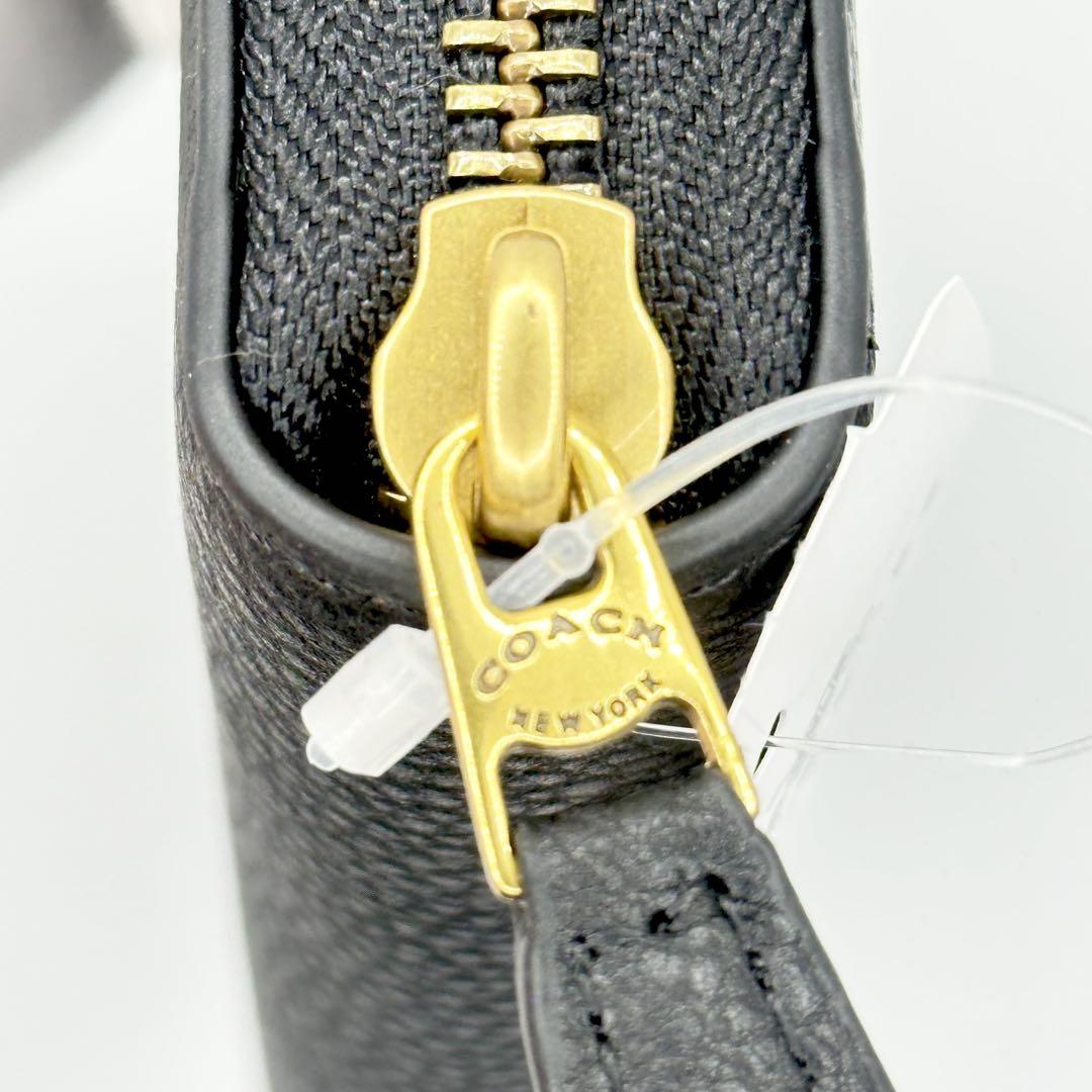 ✨新品・未使用✨ COACH コーチ 長財布 ブラック ゴールド金具 CC489