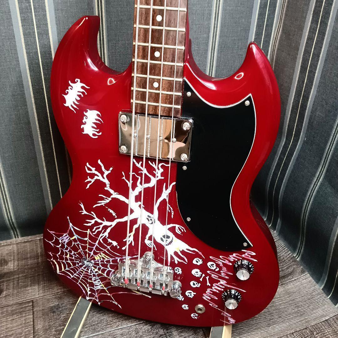 EPIPHONE エピフォン EB-0 エレキベース SG チェリー エスジー