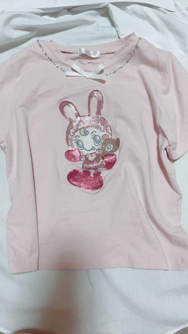 evelyn メゾピアノ ベリエちゃん tシャツ ピンク - メルカリ
